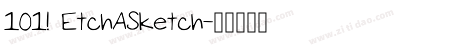 101! EtchASketch字体转换